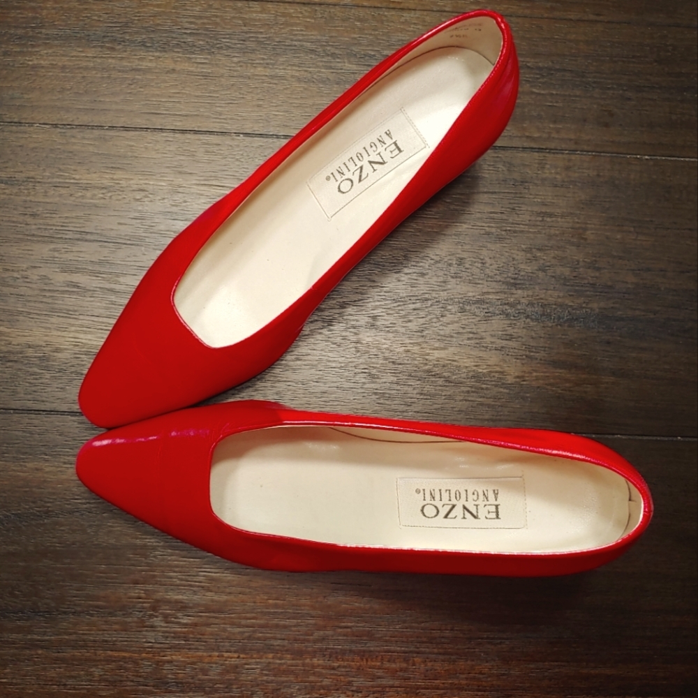 Red Enzo Angiolini Heels